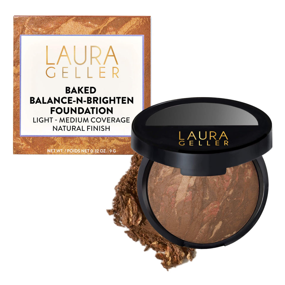LAURA GELLER front open pan showing Toffee shade and neat presentation benefit