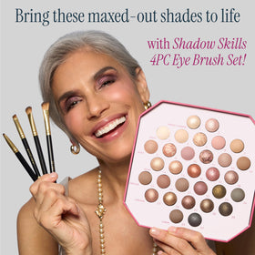 LAURA GELLER NEW YORK packaging label showing product name and shade count benefits