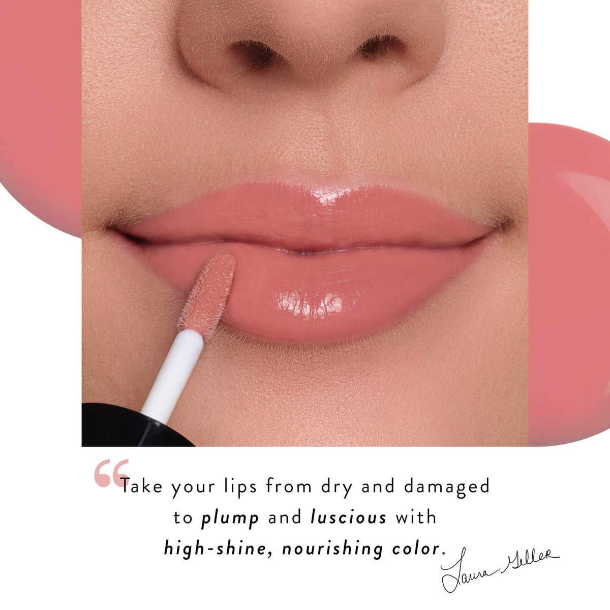 LAURA GELLER NEW YORK side profile tube highlighting compact design for travel convenience