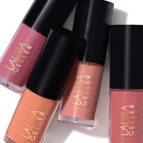 LAURA GELLER NEW YORK texture close-up showing glossy, non-sticky finish for hydrated look