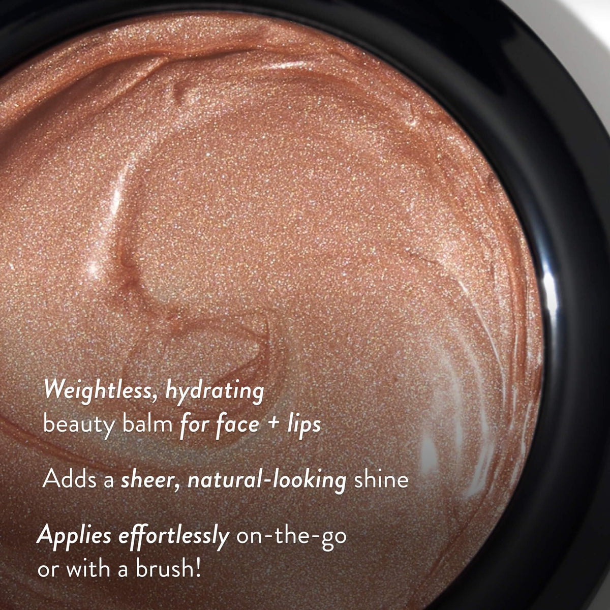 LAURA GELLER arm swatch displaying buildable sheer color benefit