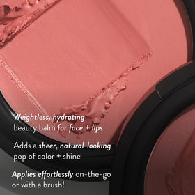 LAURA GELLER NEW YORK swatch on forearm illustrating sheer, buildable Pinch-Me Pink