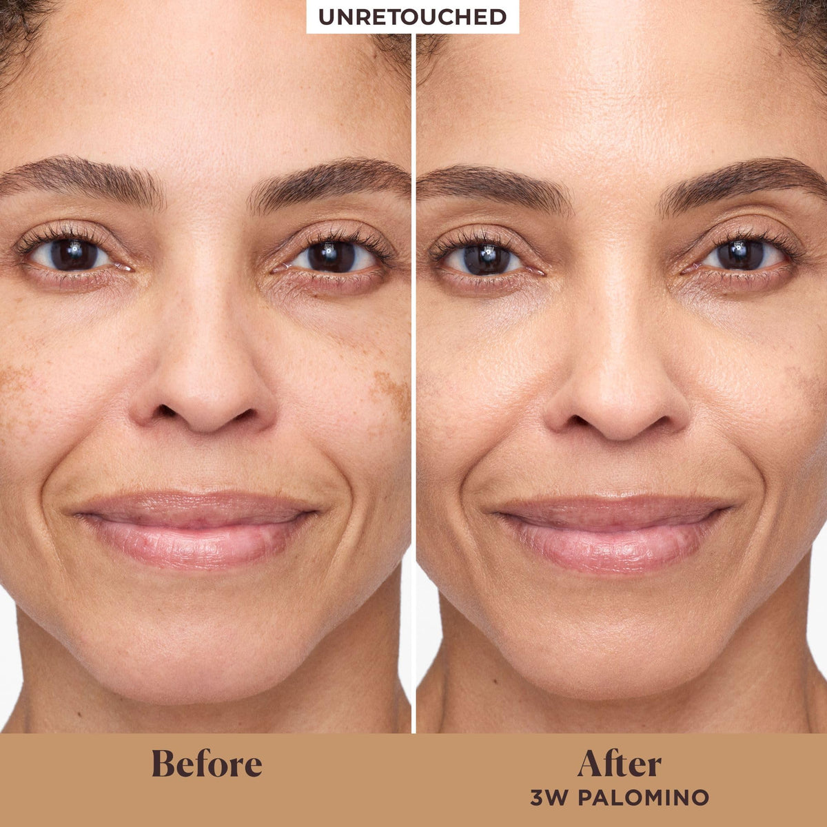 Laura Mercier arm swatch showing coverage and blendability on skin