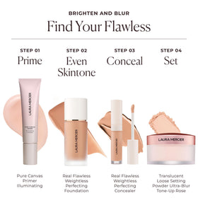 Laura Mercier product with Allure badge showing award recognition and performance
