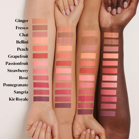 Laura Mercier blush applied on model demonstrating natural-looking flush benefit