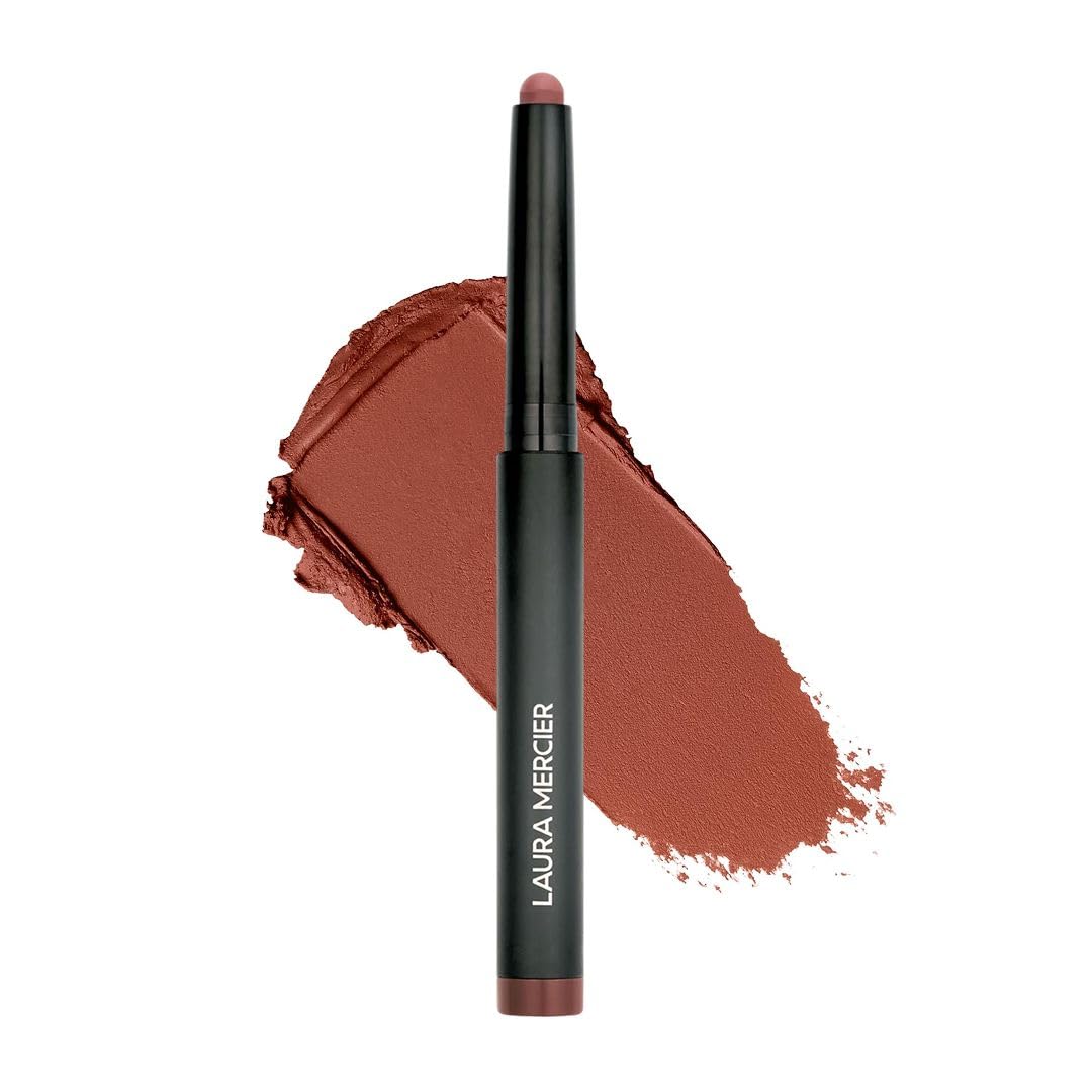 Laura Mercier brick stick front packaging showing shade and compact design