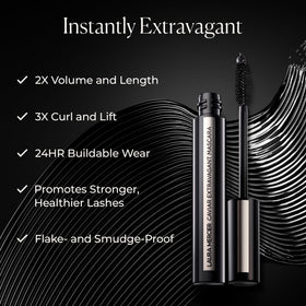 Laura Mercier brush close-up separating lashes for visible volume