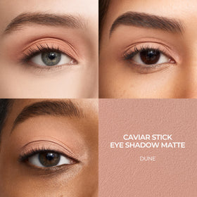 Laura Mercier Caviar Stick Dune open tip showing creamy formula for smooth application