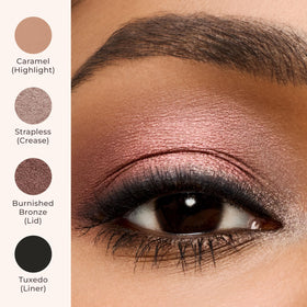 Laura Mercier close-up of Caviar Stick tip texture showing creamy shimmer that glides smoothly