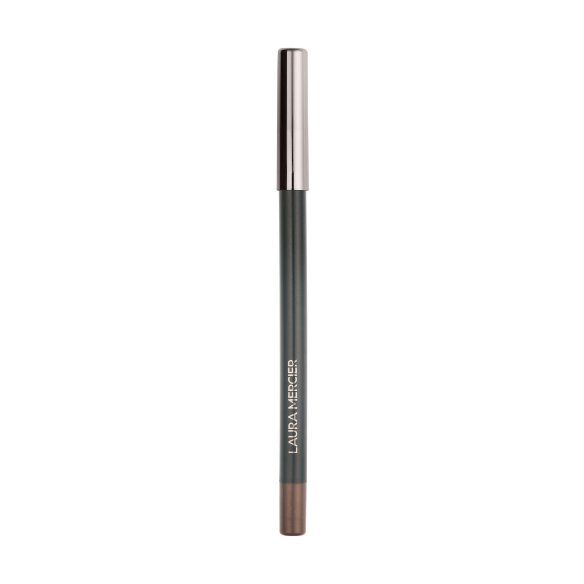 Laura Mercier in makeup bag lifestyle shot showing travel-ready convenience