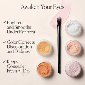 Laura Mercier close-up powder finish demonstrating silky weightless appearance