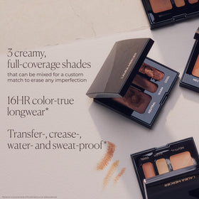 laura mercier compact in hand for size comparison benefit: easy to carry