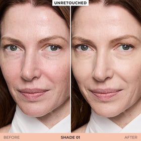 Laura Mercier creamy concealer texture close-up highlighting smooth blendability and coverage