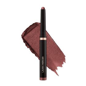 Laura Mercier front packaging showing Forbidden Rose shimmer and compact design benefits