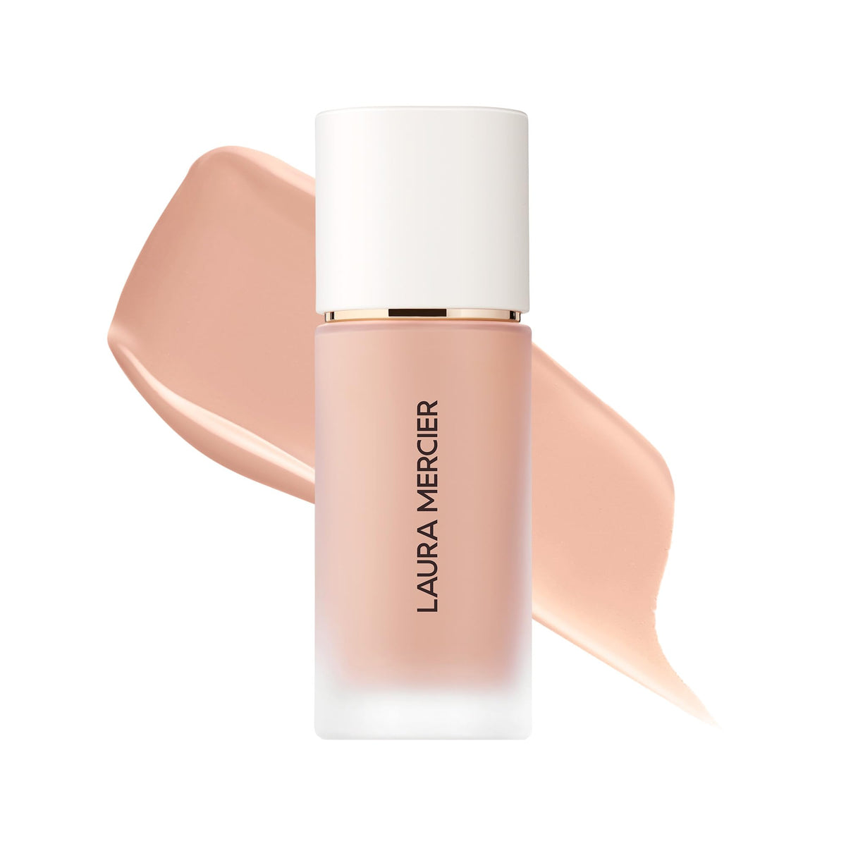 Laura Mercier front packaging showing bottle and branding for clear product ID and benefit
