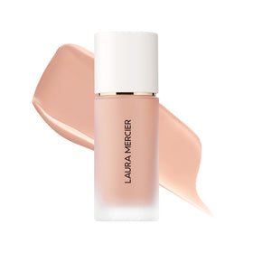 Laura Mercier front packaging showing bottle and branding for clear product ID and benefit