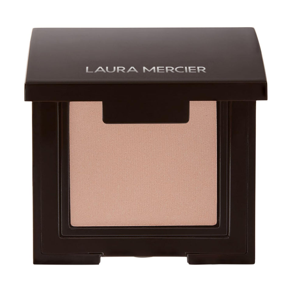 Laura Mercier compact front view showing shade Fresco and compact design for travel