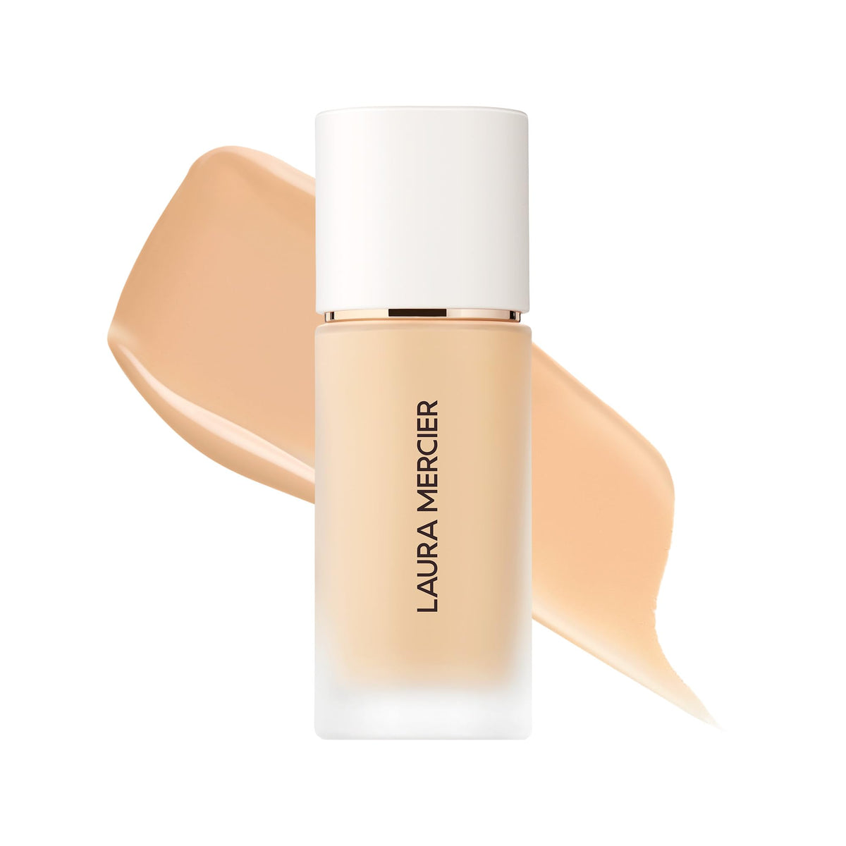 Laura Mercier front packaging bottle showing sleek label and shade