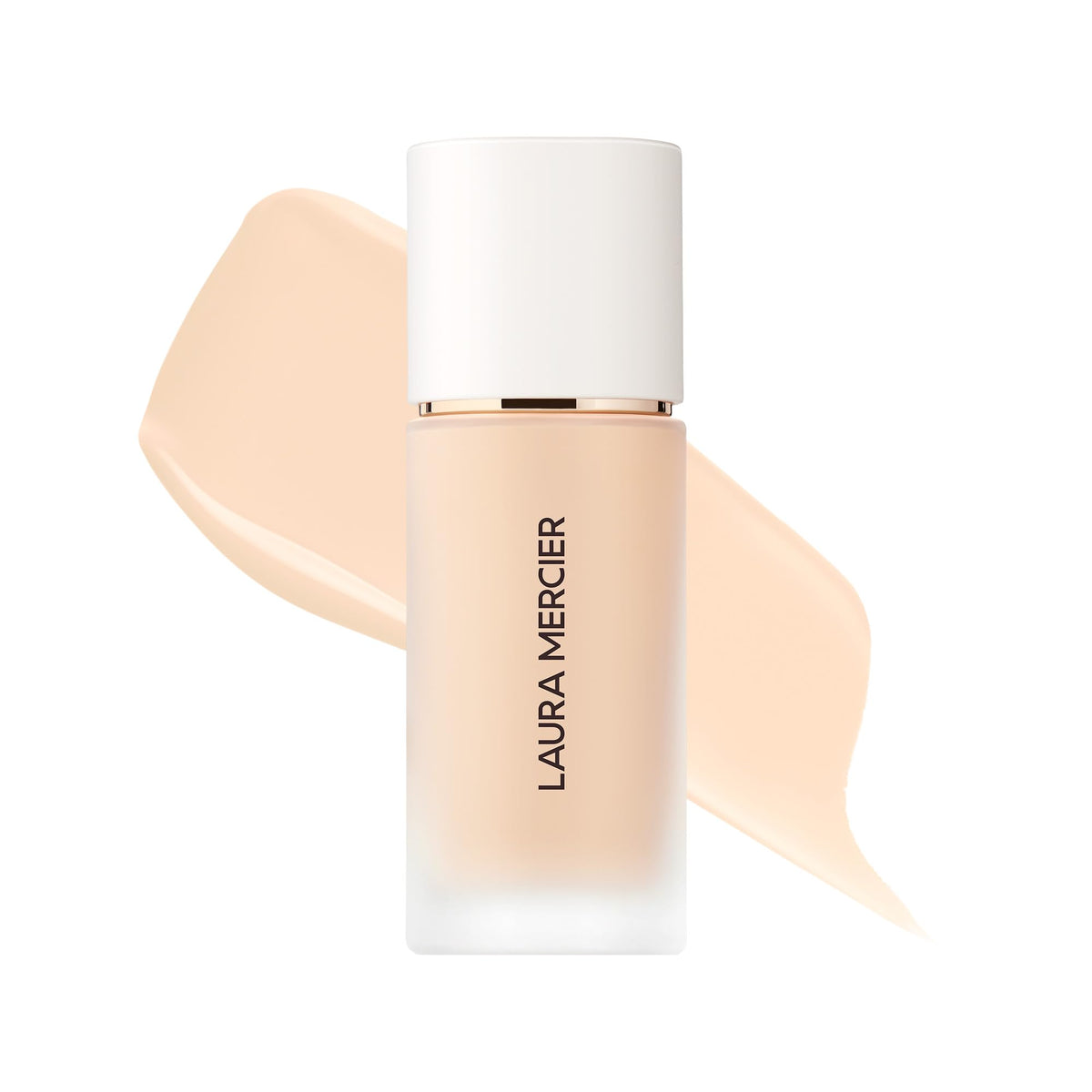 Laura Mercier front packaging showing product and natural finish benefit