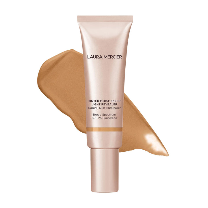 Laura Mercier front packaging tube showing product and shade