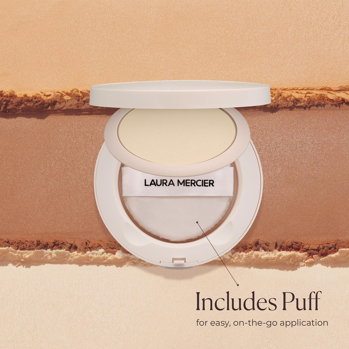 Laura Mercier hyaluronic acid ingredient visual indicating surface hydration benefit