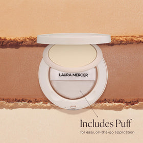 Laura Mercier hyaluronic acid ingredient visual indicating surface hydration benefit