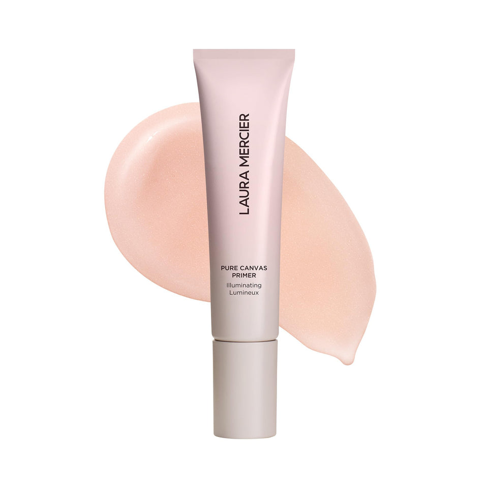 Laura Mercier front packaging showing luminous primer and benefits