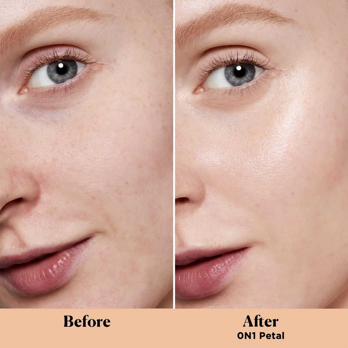 Laura Mercier pump dispensing wand with visible lightweight cream for quick use