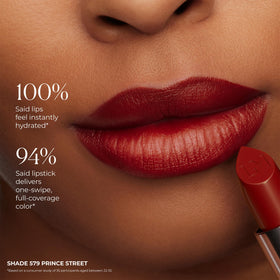 Laura Mercier lipstick worn on lips in 612 Park Ave showcasing flattering color and hydrated look