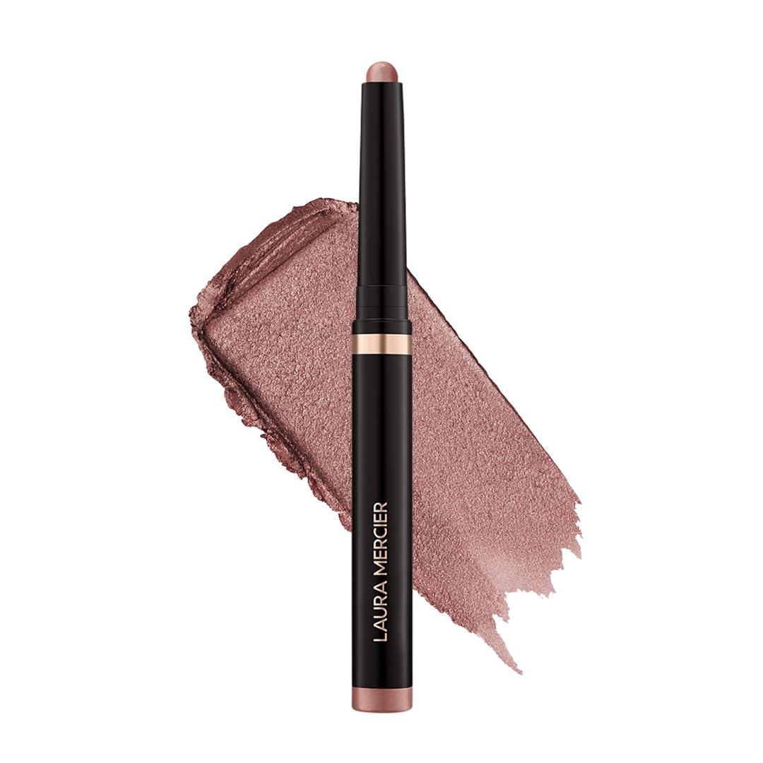 Laura Mercier front packaging showing Modern Rose stick and branding benefit long-wear