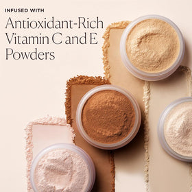 Laura Mercier powder on skin macro shows matte, photo-friendly finish