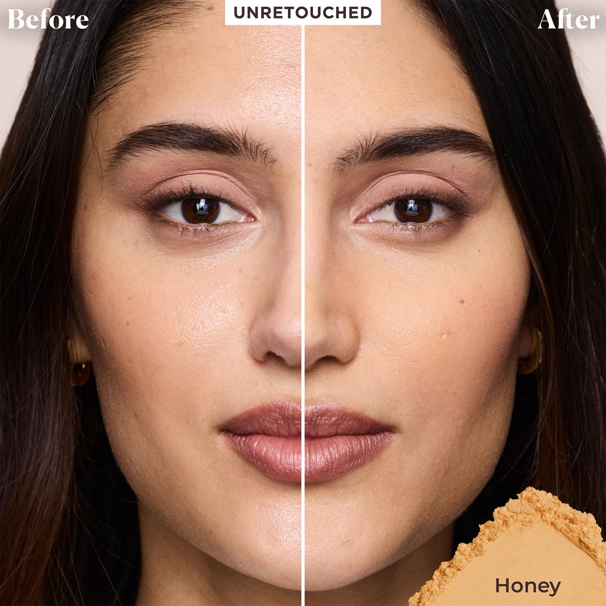 Laura Mercier open sifter detail highlighting easy dispensing and control