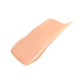 Laura Mercier pump and label close-up showing shade Ecru benefit