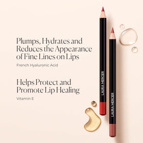 Laura Mercier retractable mechanism detail showing no sharpening needed benefit