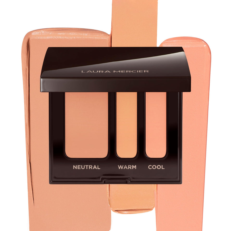 laura mercier front packaging showing compact concealer for precise coverage