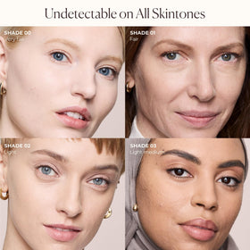 laura mercier makeup bag lifestyle shot showing versatile, everyday concealer