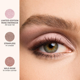 Laura Mercier mini trio in hand illustrating compact travel-friendly size
