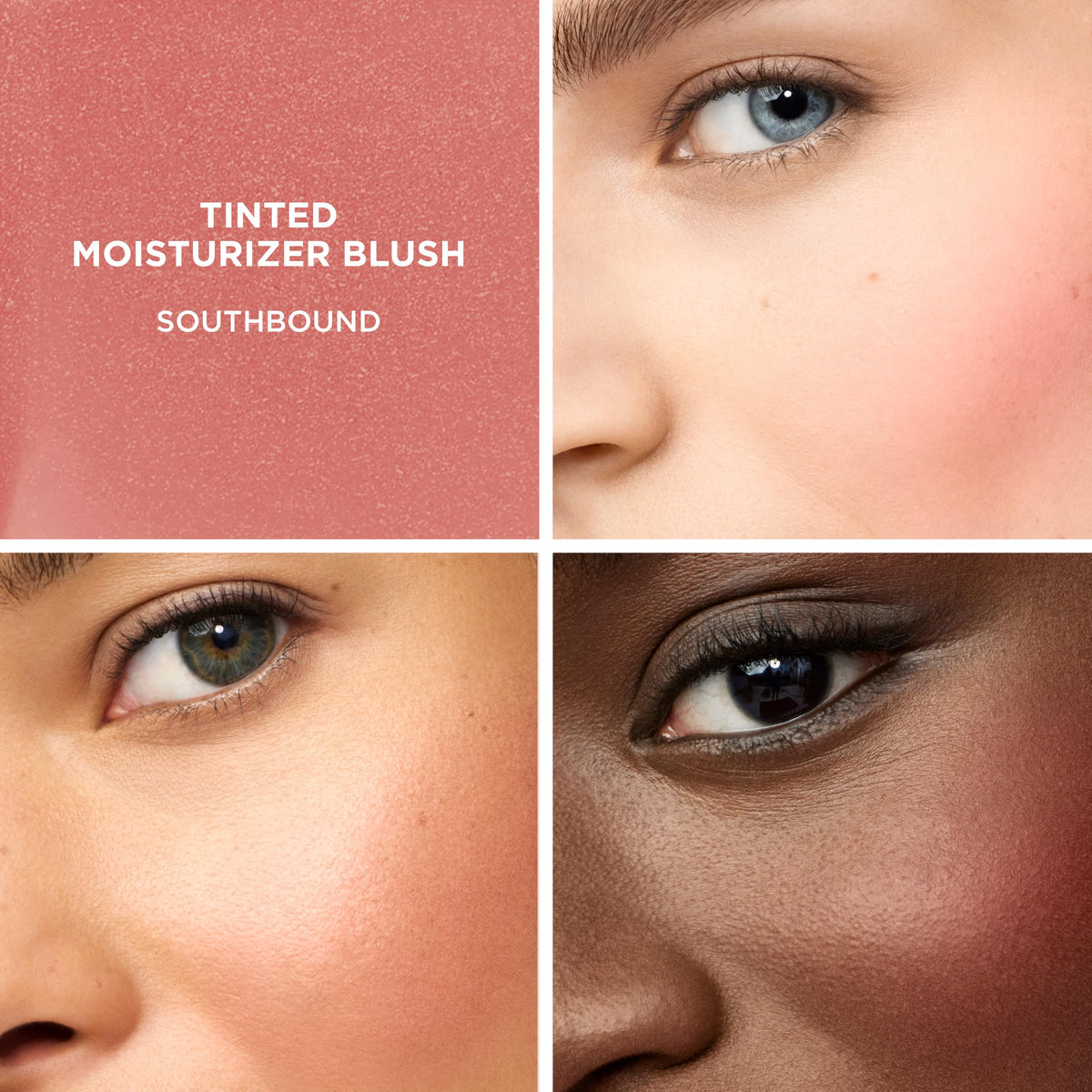 Laura Mercier swipe on skin demonstrating buildable color and natural flushed benefit