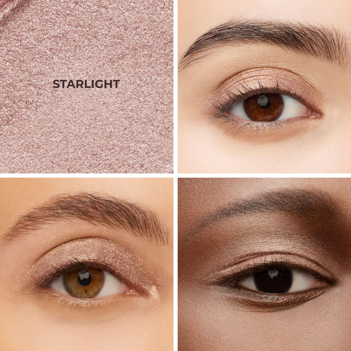 Laura Mercier Starlight stick open at angle, highlighting twist-up design and control