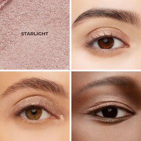 Laura Mercier Starlight stick open at angle, highlighting twist-up design and control