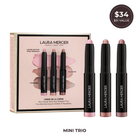 Laura Mercier stick ends with Strapless Wild Rose Rose Meringue visible, easy shade ID