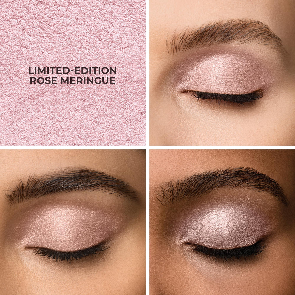 Laura Mercier cream swatches close-up showing smooth texture and rich payoff