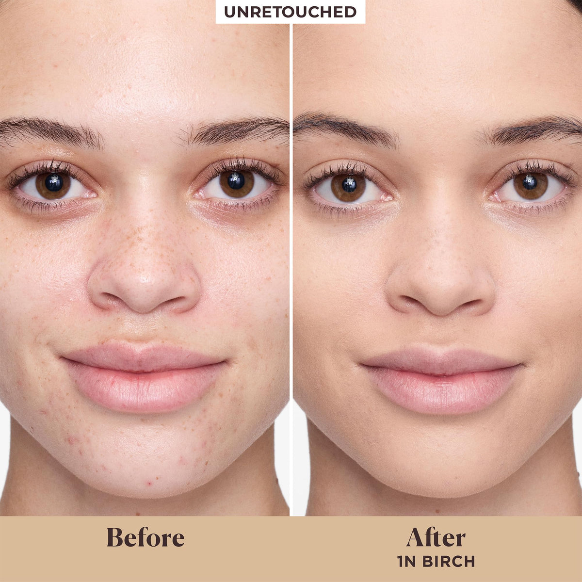 Laura Mercier texture close-up displaying creamy matte finish and smooth application
