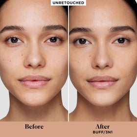 Laura Mercier texture close-up highlighting lightweight, hydrating formula