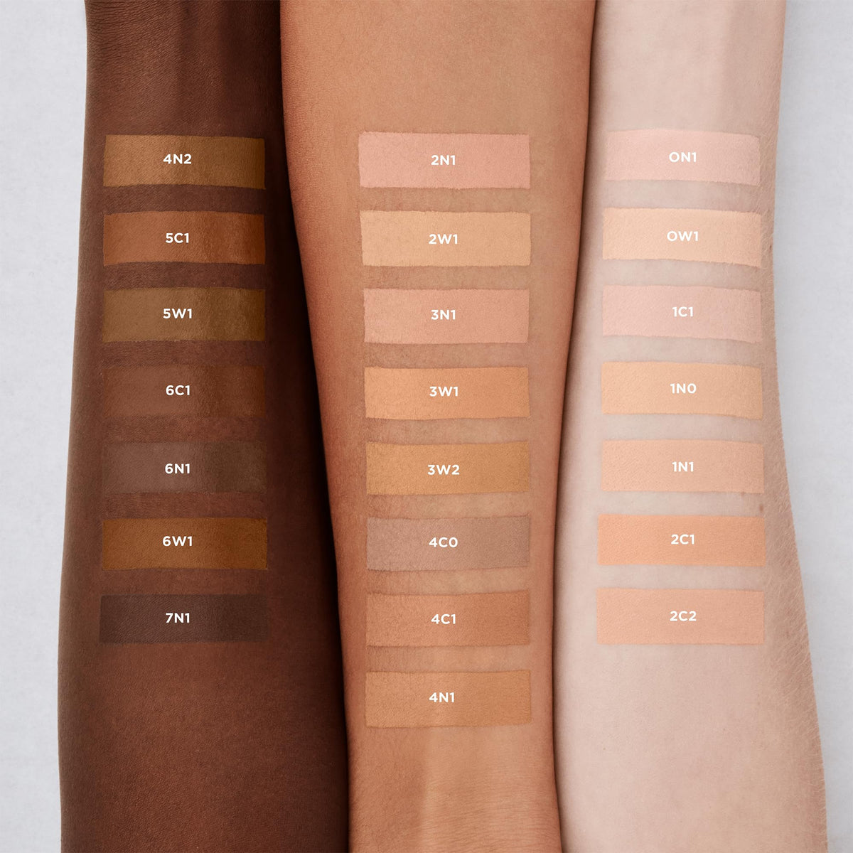 Laura Mercier concealer texture swiped to show smooth coverage benefit