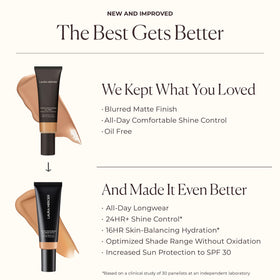 Laura Mercier tinted moisturizer in makeup bag lifestyle scene showing everyday convenience