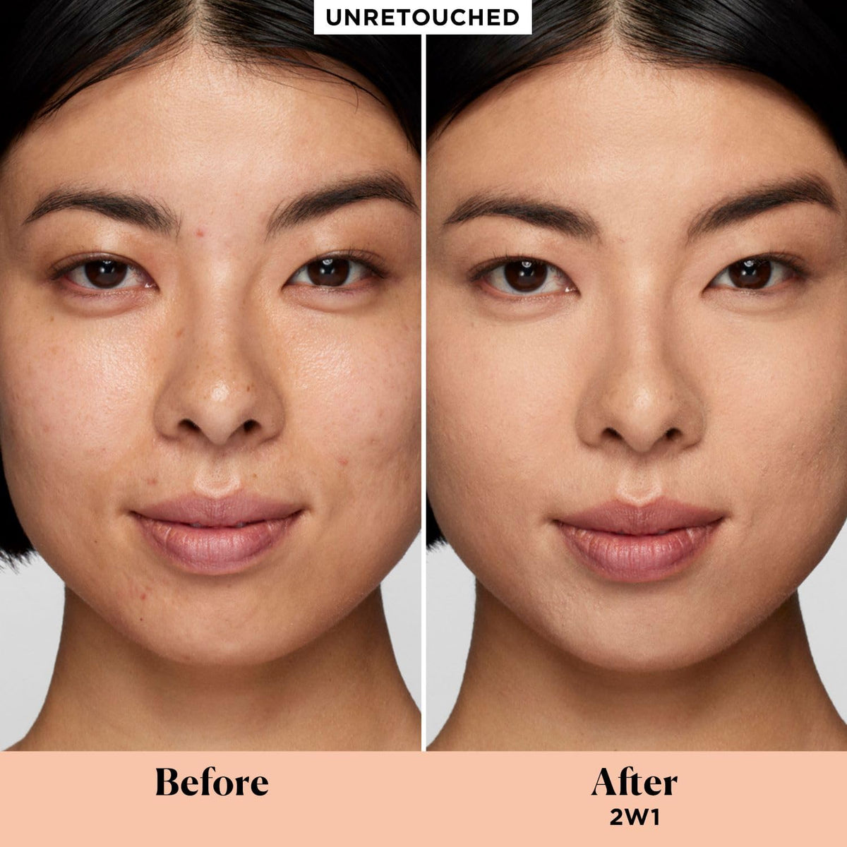 Laura Mercier tube open with applicator displaying smooth, blendable formula