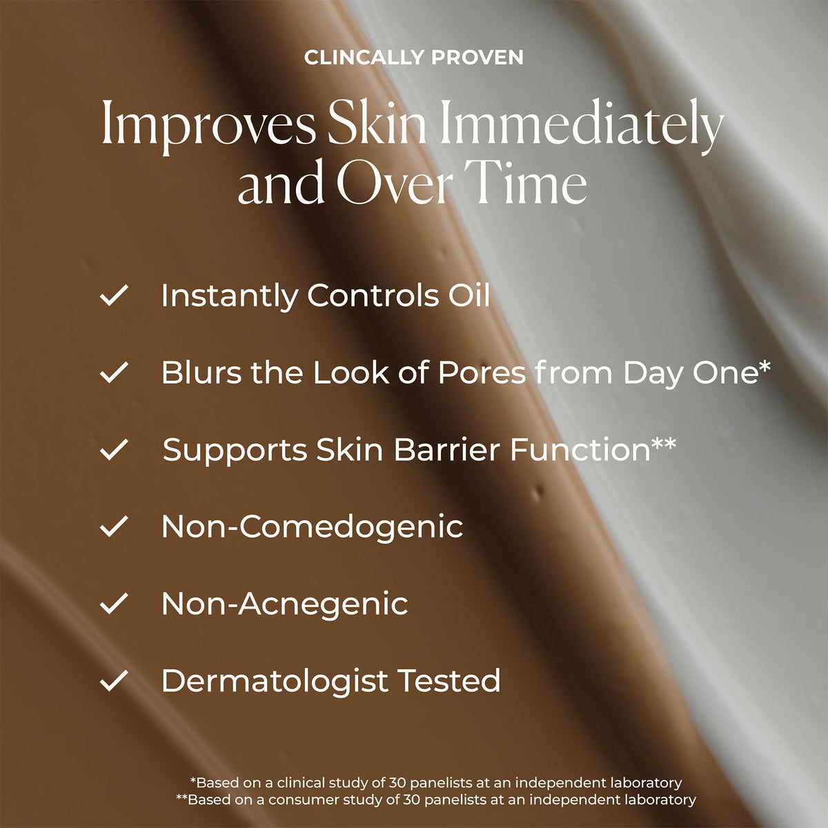 Laura Mercier product laid with translucent powder to show long-lasting control benefit