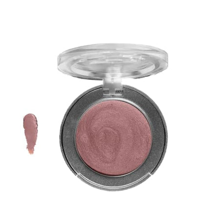 Lauren Brooke Cosmetiques front pan of Plum Fairy showing rich matte plum pigment and even coverage
