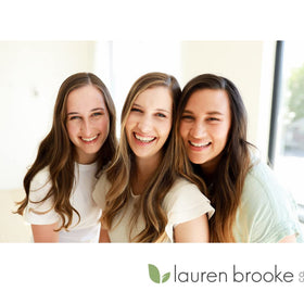 Lauren Brooke Cosmetiques Plum Fairy paired with other shades to show layering options and color versatility